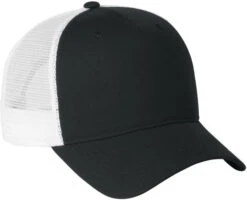 Nike Snapback Mesh Trucker Cap -Thread Logic Store NKFN9893 black white flat right