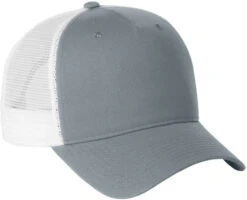 Nike Snapback Mesh Trucker Cap -Thread Logic Store NKFN9893 coolgrey white flat right