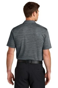 Nike Dri-FIT Striated Polo -Thread Logic Store NKFQ4792 darkgrey model back