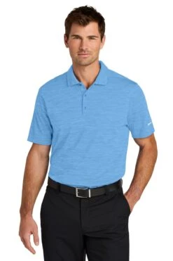 Nike Dri-FIT Striated Polo -Thread Logic Store NKFQ4792 universityblue model front