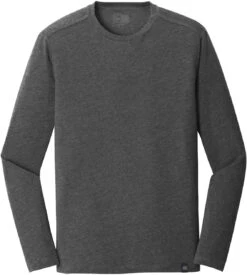 OUTLET-New Era Heritage Blend Long Sleeve Crew Tee -Thread Logic Store New Era Heritage Blend Long Sleeve Crew Tee Black Heather S 5