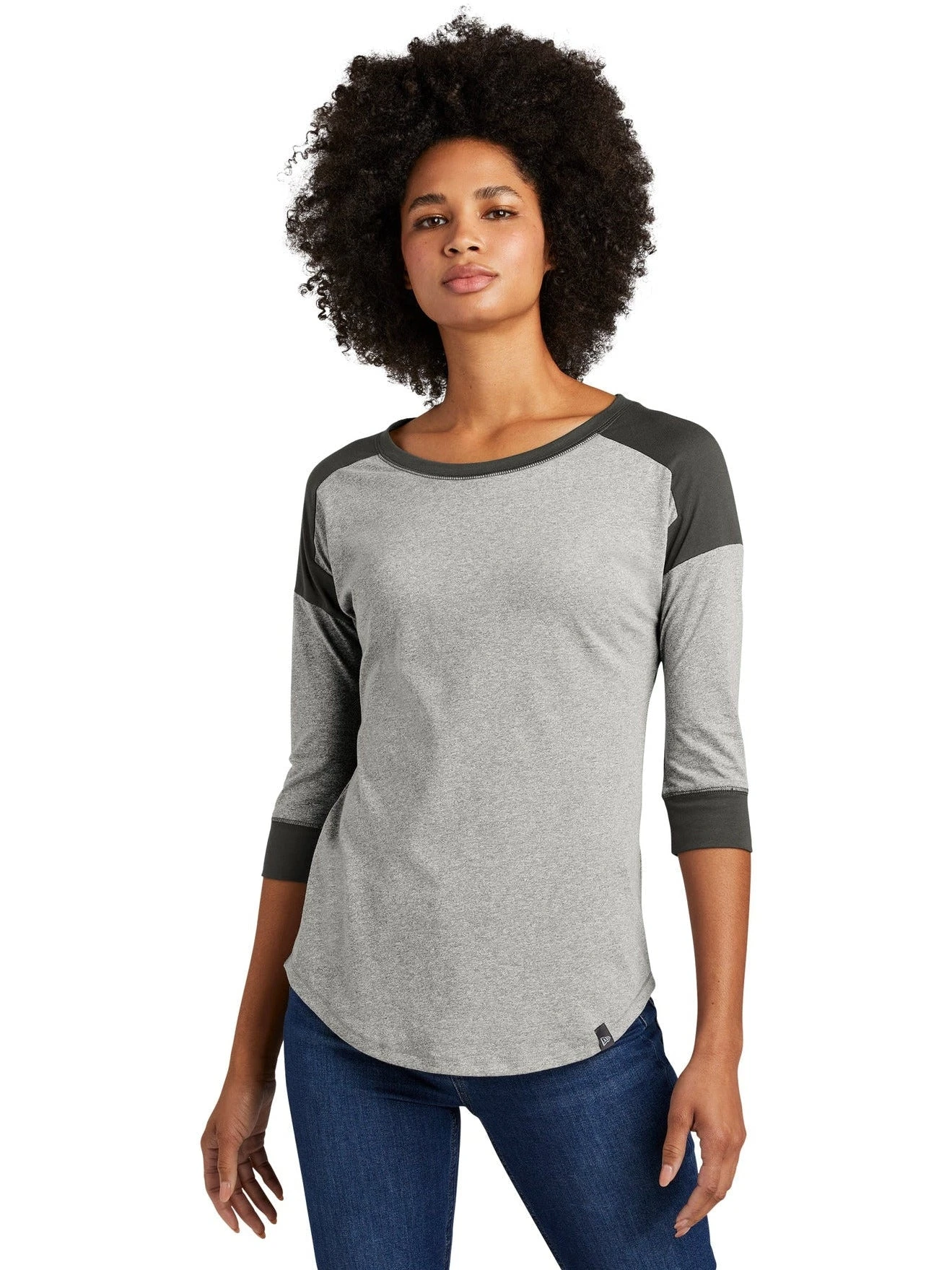 New Era Ladies Heritage 3/4-Sleeve Baseball Raglan Tee 12 New Era Ladies Heritage 3/4-Sleeve Baseball Raglan Tee - Image 12