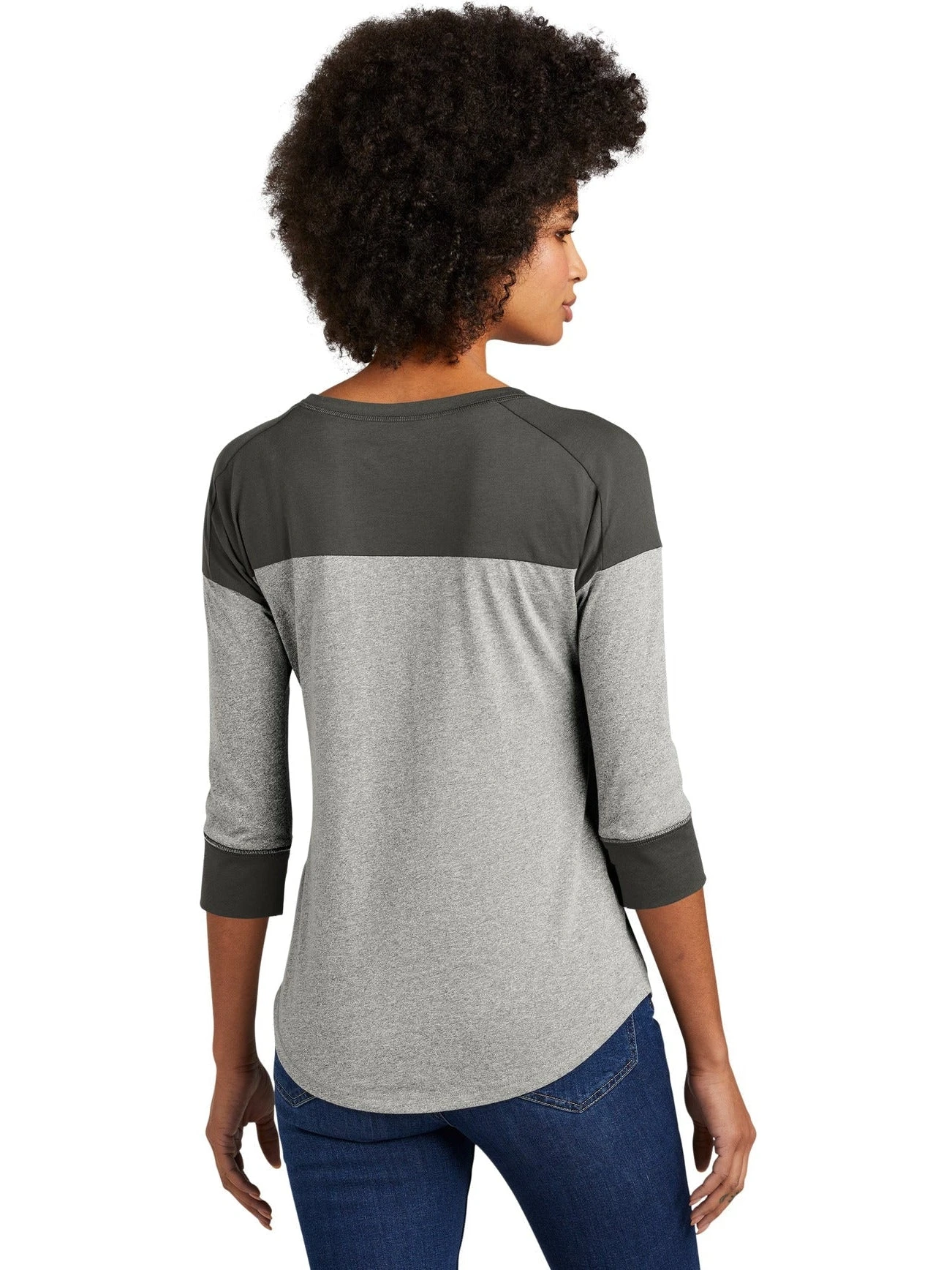 New Era Ladies Heritage 3/4-Sleeve Baseball Raglan Tee 13 New Era Ladies Heritage 3/4-Sleeve Baseball Raglan Tee - Image 13