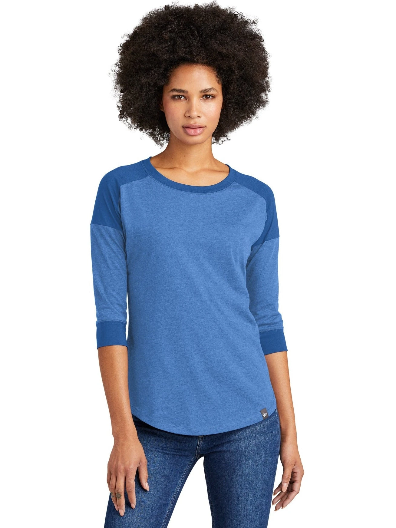 New Era Ladies Heritage 3/4-Sleeve Baseball Raglan Tee 16 New Era Ladies Heritage 3/4-Sleeve Baseball Raglan Tee - Image 16