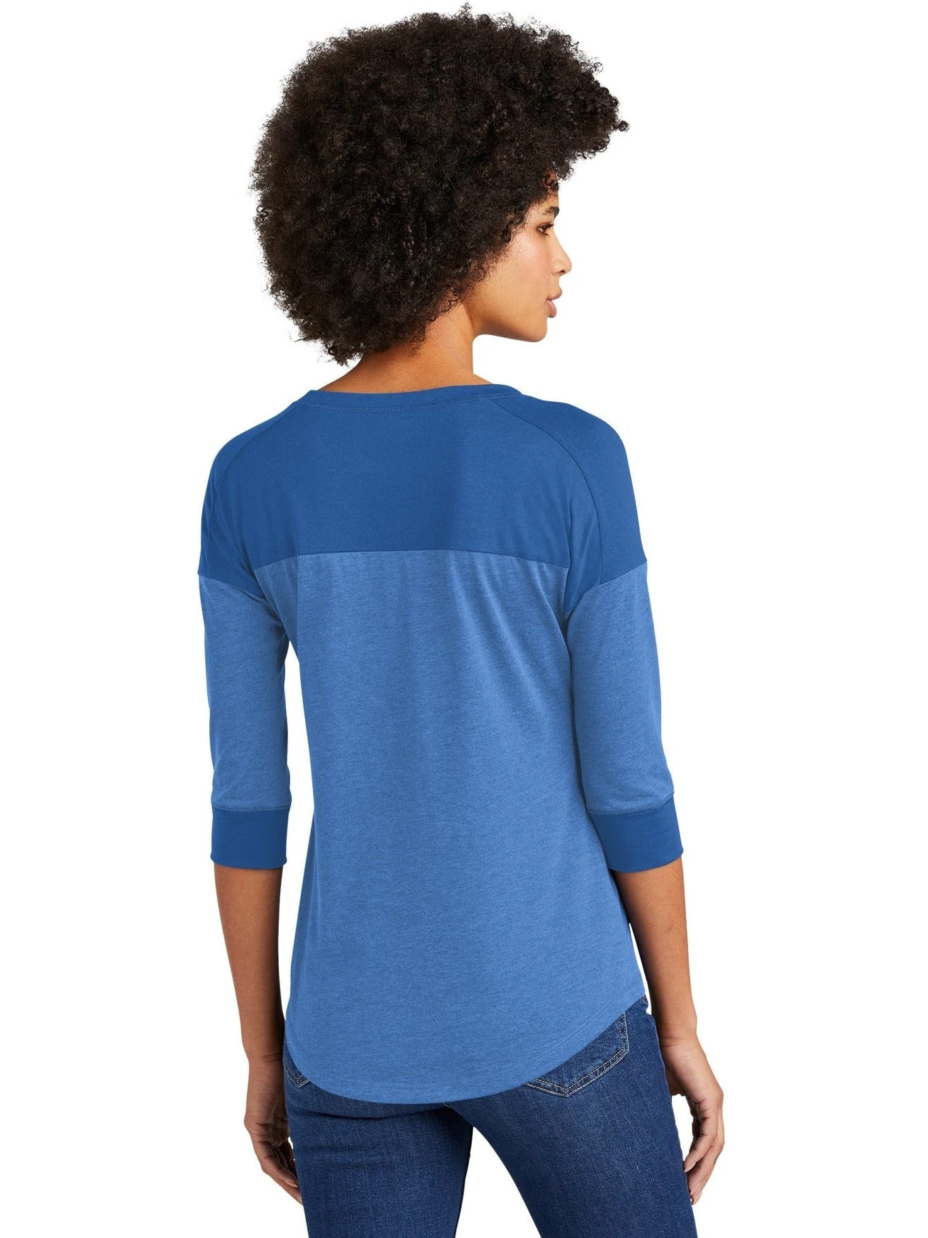 New Era Ladies Heritage 3/4-Sleeve Baseball Raglan Tee 17 New Era Ladies Heritage 3/4-Sleeve Baseball Raglan Tee - Image 17