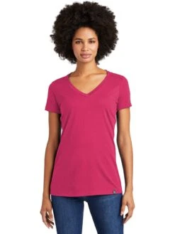 New Era Ladies Heritage Blend V-Neck Tee -Thread Logic Store New Era Ladies Heritage Blend V Neck Tee 14