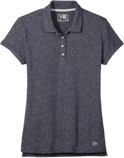 New Era Ladies Slub Twist Polo -Thread Logic Store New Era Ladies Slub Twist Polo True Navy Twist XS 13