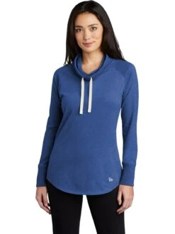 OUTLET-New Era Ladies Sueded Cotton Blend Cowl Tee -Thread Logic Store New Era Ladies Sueded Cotton Blend Cowl Tee 11