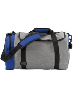 New Era Legacy Duffel -Thread Logic Store New Era Legacy Duffel Grey Twill HeatherRoyal 2