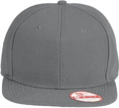 New Era Original Fit Flat Bill Snapback Cap -Thread Logic Store New Era Original Fit Flat Bill Snapback Cap Graphite OSFA 4