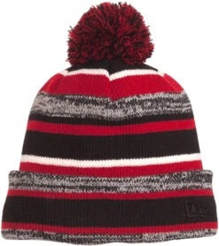 New Era Sideline Beanie -Thread Logic Store New Era Sideline Beanie BlackScarlet OSFA 3