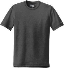 New Era Sueded Cotton Crew Tee -Thread Logic Store New Era Sueded Cotton Crew Tee Black Heather L 3