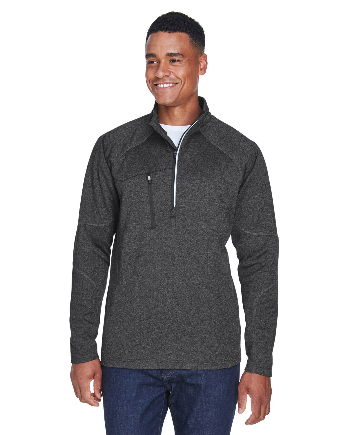 OUTLET-North End Catalyst Performance Fleece Quarter-Zip 2 OUTLET-North End Catalyst Performance Fleece Quarter-Zip - Image 2