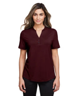 OUTLET-North End Ladies Jaq Snap-Up Stretch Performance Polo 23 OUTLET-North End Ladies Jaq Snap-Up Stretch Performance Polo -Thread Logic Store North End Ladies Jaq Snap Up Stretch Performance Polo Burgundy S 4 1