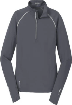 OGIO Endurance Ladies Nexus 1/4-Zip Pullover -Thread Logic Store OGIO Endurance Ladies Nexus 14 Zip Pullover Gear Grey S 13