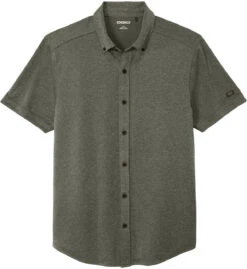 OGIO Gravitate Full-Button Polo -Thread Logic Store OGIO Gravitate Full Button Polo Drive Green Heather S 9