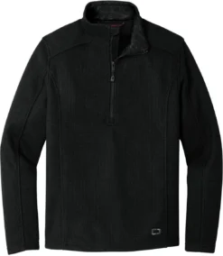 OGIO Grit Fleece 1/2-Zip -Thread Logic Store OGIO Grit Fleece 12 Zip Blacktop 2XL 1