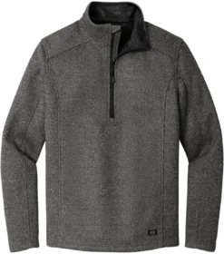 OGIO Grit Fleece 1/2-Zip -Thread Logic Store OGIO Grit Fleece 12 Zip Diesel Grey Heather 2XL 4
