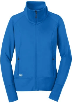 OGIO Ladies Fulcrum Full-Zip -Thread Logic Store OGIO Ladies Fulcrum Full Zip Electric Blue XS 5