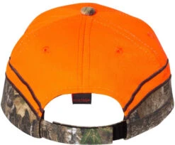 Outdoor Cap Blaze With Camo Trim Cap -Thread Logic Store Outdoor Cap Blaze with Camo Trim Cap BlazeRealtree Edge OSFA 2