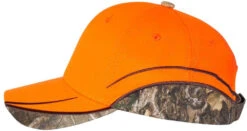 Outdoor Cap Blaze With Camo Trim Cap -Thread Logic Store Outdoor Cap Blaze with Camo Trim Cap BlazeRealtree Edge OSFA 3