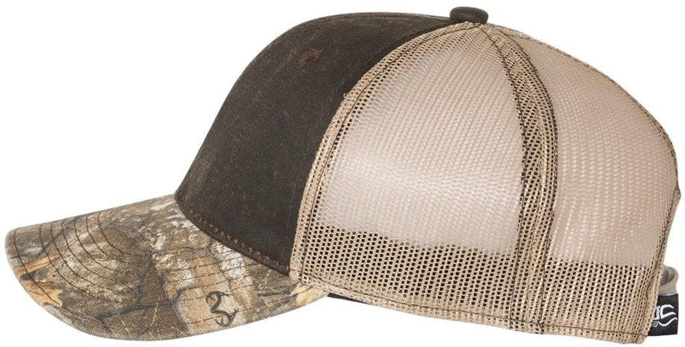 Outdoor Cap Distressed Camo Mesh-Back Cap 4 Outdoor Cap Distressed Camo Mesh-Back Cap - Image 4