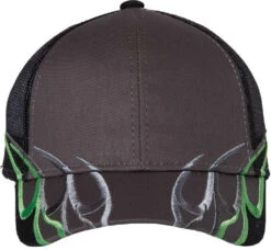 Outdoor Cap Flame Mesh-Back Cap -Thread Logic Store Outdoor Cap Flame Mesh Back Cap CharcoalBlack OSFA 4