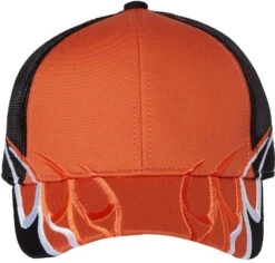 Outdoor Cap Flame Mesh-Back Cap -Thread Logic Store Outdoor Cap Flame Mesh Back Cap OrangeBlack OSFA 7