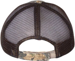 Outdoor Cap Mesh-Back Camo With Flag Undervisor Cap -Thread Logic Store Outdoor Cap Mesh Back Camo with Flag Undervisor Cap Realtree Edge OSFA 2
