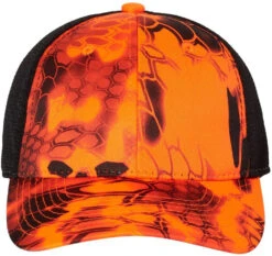 Outdoor Cap Performance Camo Mesh-Back Cap -Thread Logic Store Outdoor Cap Performance Camo Mesh Back Cap Kryptek InfernoBlack OSFA 4