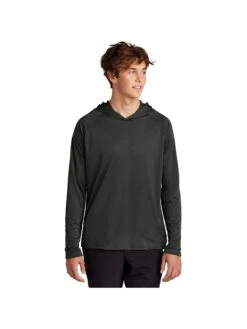 Port & Company Performance Pullover Hooded Tee 32 Port & Company Performance Pullover Hooded Tee -Thread Logic Store PC380H JETBLACK Model Front