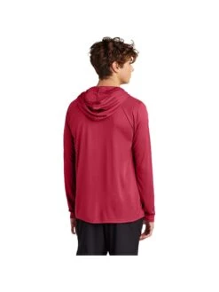 Port & Company Performance Pullover Hooded Tee 37 Port & Company Performance Pullover Hooded Tee -Thread Logic Store PC380H RED Model Back