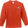 Port & Company Long Sleeve T-Shirt With Pocket