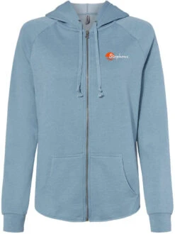 Independent Trading Co. Ladies California Wave Wash Full-Zip Hooded Sweatshirt