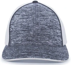 Pacific Headwear Aggressive Heather Trucker Flexfit Cap 30 Pacific Headwear Aggressive Heather Trucker Flexfit Cap -Thread Logic Store Pacific Headwear Aggressive Heather Trucker Flexfit Cap Navy HeatherWhiteNavy Heather LXL 10