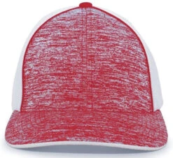 Pacific Headwear Aggressive Heather Trucker Flexfit Cap 36 Pacific Headwear Aggressive Heather Trucker Flexfit Cap -Thread Logic Store Pacific Headwear Aggressive Heather Trucker Flexfit Cap Red HeatherWhiteRed Heather LXL 16