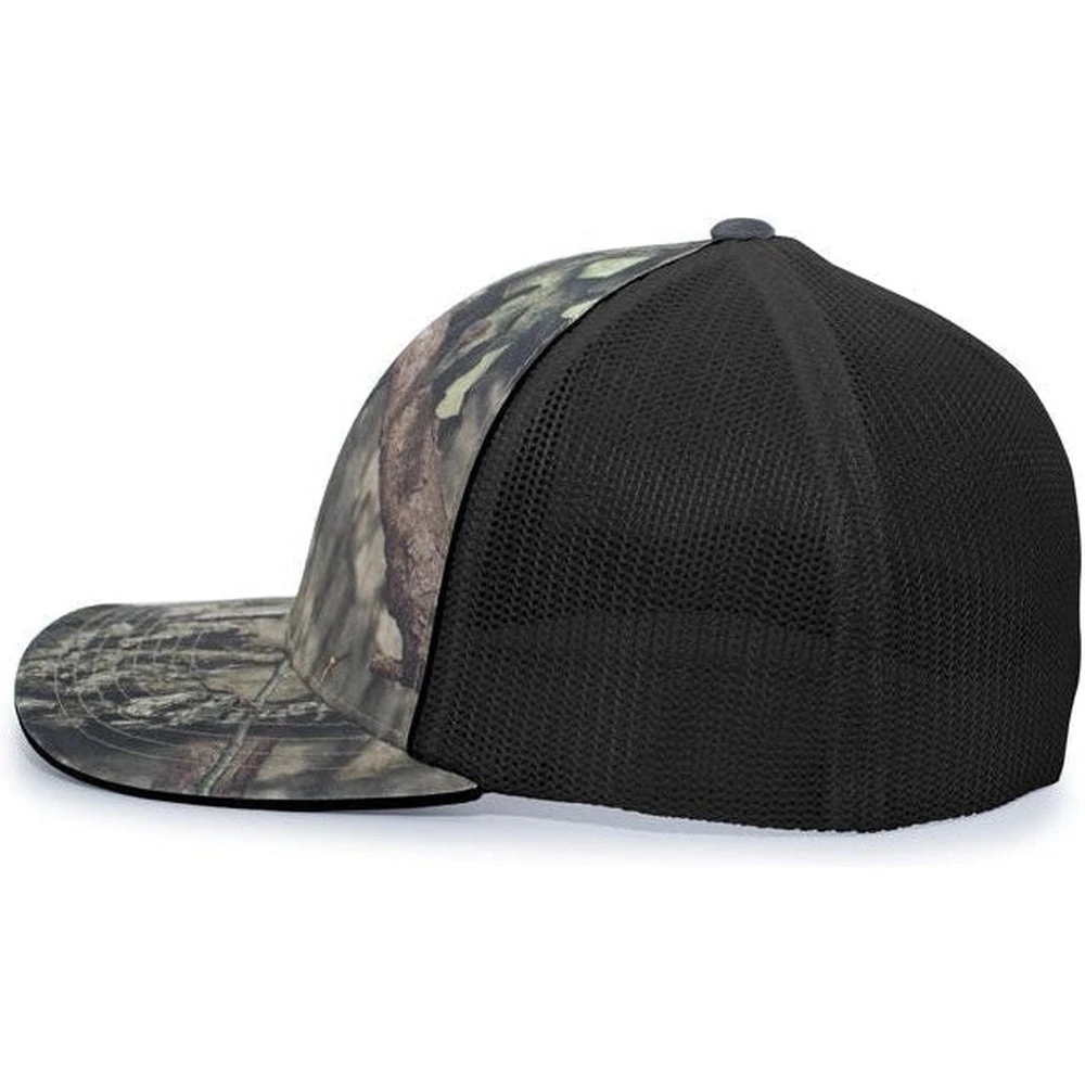 Pacific Headwear Camo Trucker Flexfit Cap 4 Pacific Headwear Camo Trucker Flexfit Cap - Image 4