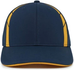 Pacific Headwear Coolcore Sideline Snapback Cap -Thread Logic Store Pacific Headwear Coolcore Sideline Snapback Cap NavyGold OSFA 19