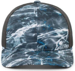 Pacific Headwear Mossy Oak Trucker Snapback -Thread Logic Store Pacific Headwear Mossy Oak Trucker Snapback Mo Elements Agua BlackfinLt Charcoal OSFA 4