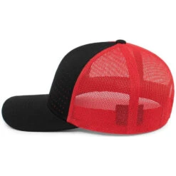 Pacific Headwear Perforated 5-Panel Trucker Snapback Cap -Thread Logic Store Pacific Headwear Perforated 5 Panel Trucker Snapback Cap 9