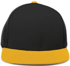 Pacific Headwear Perforated F3 Performance Flexfit Cap -Thread Logic Store Pacific Headwear Perforated F3 Performance Flexfit Cap BlackGold LXL 4