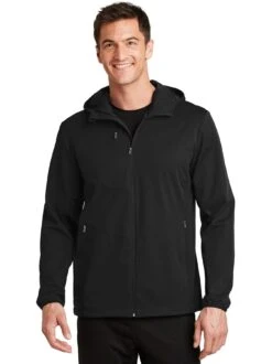 Port Authority Active Hooded Soft Shell Jacket -Thread Logic Store Port Authority Active Hooded Soft Shell Jacket 3