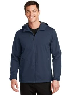 Port Authority Active Hooded Soft Shell Jacket -Thread Logic Store Port Authority Active Hooded Soft Shell Jacket 7