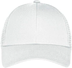 Port Authority Adjustable Mesh Back Cap -Thread Logic Store Port Authority Adjustable Mesh Back Cap White 1 Size 19