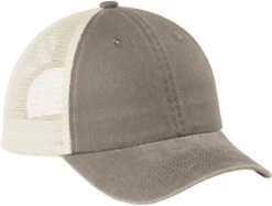 Port Authority Beach Wash Mesh Back Cap -Thread Logic Store Port Authority Beach Wash Mesh Back Cap TaupeStone OSFA 13