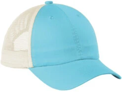 Port Authority Beach Wash Mesh Back Cap -Thread Logic Store Port Authority Beach Wash Mesh Back Cap Tidal WaveStone OSFA 16