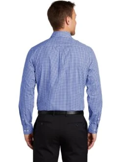 Port Authority Broadcloth Gingham Easy Care Shirt -Thread Logic Store Port Authority Broadcloth Gingham Easy Care Shirt 16