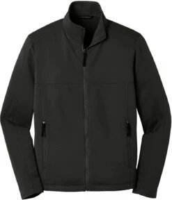 Port Authority Collective Smooth Fleece Jacket -Thread Logic Store Port Authority Collective Smooth Fleece Jacket Deep Black XS 1