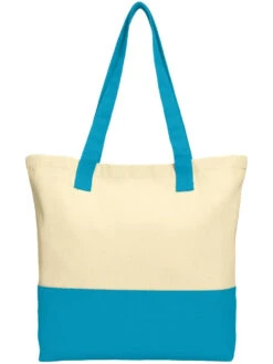 Port Authority Colorblock Cotton Tote -Thread Logic Store Port Authority Colorblock Cotton Tote 11