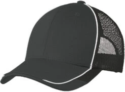 Port Authority Colorblock Mesh Back Cap 15 Port Authority Colorblock Mesh Back Cap -Thread Logic Store Port Authority Colorblock Mesh Back Cap MagnetWhiteBlack OSFA 6